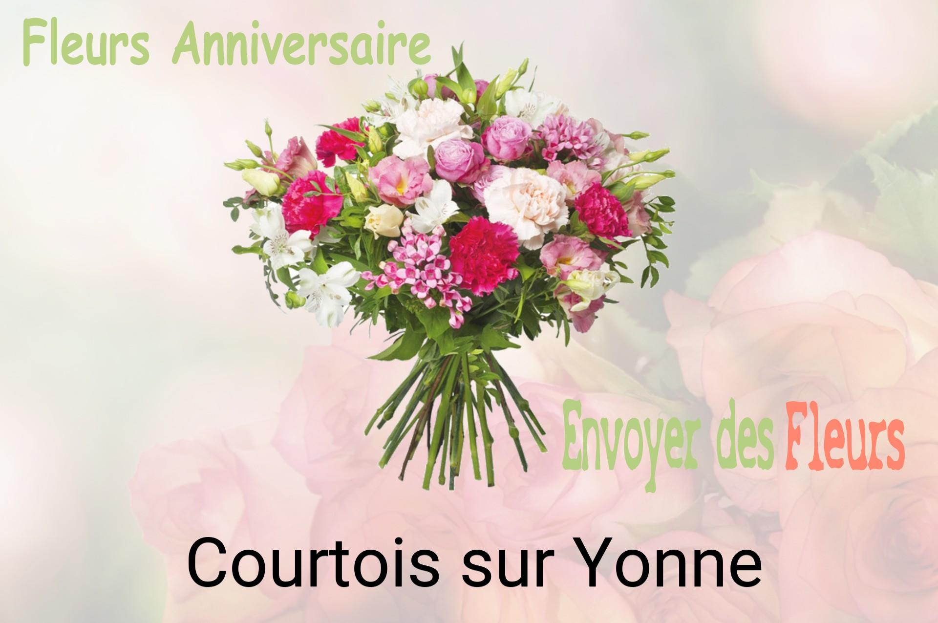 Bouquet de fleurs d’anniversaire livré à Courtois-sur-Yonne