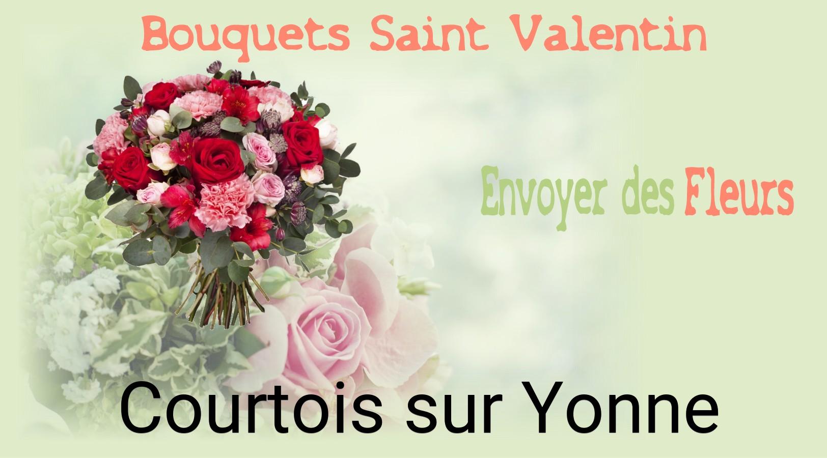 Roses de Saint-Valentin livrées à Courtois-sur-Yonne